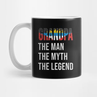 Grand Father Antiguan or Barbudan Grandpa The Man The Myth The Legend - Gift for Antiguan or Barbudan Dad With Roots From  Antigua And Barbuda Mug